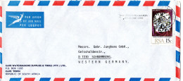 L78949 - Südafrika - 1980 - 15c Diamantenkongress EF A LpBf CAPE TOWN - ... -> Westdeutschland - Lettres & Documents