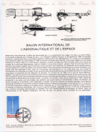 - Document Premier Jour LE SALON INTERNATIONAL DE L'AÉRONAUTIQUE ET DE L'ESPACE - LE BOURGET 9.6.1979 - - Avions