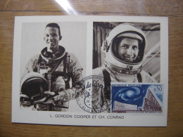 CONRAD GORDON COOP Carte Maximum Cosmonaute ESPACE Salon De L'aéronautique Bourget - Colecciones
