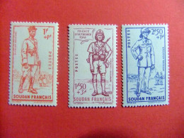 55 SUDAN - SOUDAN FRANCAISE 1941 / DEFENSA DEL IMPERIO / YVERT 122 / 24 MNH - Unused Stamps