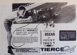 Publicité De Presse ; Jouets Circuit Tiercé24 - Advertising