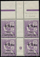 ** PORT-SAID - Poste - 89, Bloc De 4 Millésime "0" Et 1 Exemplaire Sans Le Point Sur "i" De Caisse, * Sur Millésime (Mau - Unused Stamps