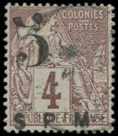 O SAINT PIERRE & MIQUELON - Poste - 4, Signé Brun: 5c. S. 4c. Lilas-brun S. Gris - Used Stamps