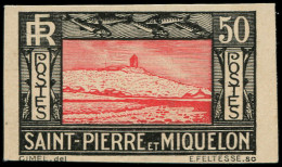 (*) SAINT PIERRE & MIQUELON - Poste - 147, Essai De Couleur Non Dentelé: 50c. Phare - Unused Stamps