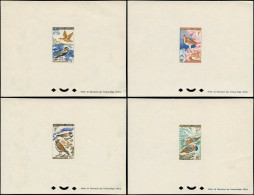 ** SAINT PIERRE & MIQUELON - Poste - 364/67, 4 épreuves De Luxe: Oiseaux (Maury) - Unused Stamps