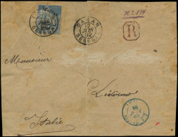 O SENEGAL - Poste - 6, Sur Devant D'enveloppe, Dakar 19/6/92 - Used Stamps