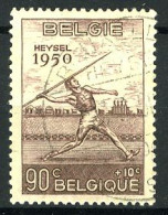 België 828 - Europese Atletiekkampioenschappen - Sport - Speerwerpen - Gestempeld - Oblitéré - Used - Oblitérés