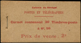 ** SENEGAL - Carnets - C57, Carnet Complet, Gomme Coloniale - Other & Unclassified