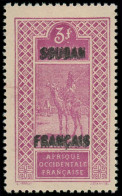 * SOUDAN FRANCAIS - Poste - 59a, Double Surcharge: 3f. Lilas-rose - Sudan (1954-...)