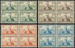 ** SYRIE - Poste - 260/63, En Blocs De 4: Proclamation De L'indépendance (Maury) - Unused Stamps