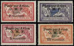 * SYRIE - Poste Aérienne - 10/13, Complet, 4 Valeurs: Merson - Luftpost