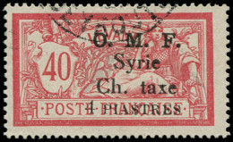 O SYRIE - Taxe - 4a, Chiffre "4" Maigre, Tirage 72, Signé: 4p. S. 40c. Merson (Maury) - Impuestos