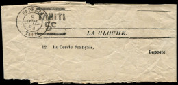 O TAHITI - Poste - 4A (A), Bande "la Cloche", 08/07/84: 5c. Noir - Gebruikt