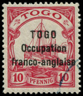 O TOGO - Poste - 45, Signé, Avec Gomme: 10pf. Rouge - Gebraucht