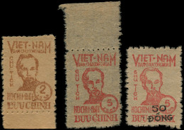 (*) VIETNAM DU NORD - Poste - 60/62, Signés Calves: Ho Chi Minh - Viêt-Nam
