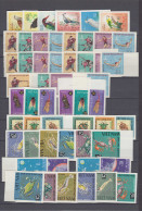 ** VIETNAM DU NORD - Lots & Collections - Petite Collection, Séries Dentelées Et Non Dentelées 1963/1967: Animaux Et Fle - Vietnam