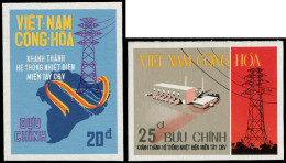 ** VIETNAM DU SUD - Poste - 511/12, Non Dentelés: Journée De L'Electrification - Vietnam