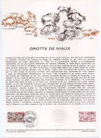 - Document Premier Jour LA GROTTE DE NIAUX (Ariège) 7.7.1979 - - Prehistoria