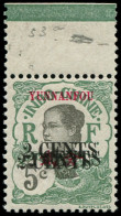 ** YUNNANFOU - Poste - 53a, Triple Surcharge (* Sur Bdf): 2c. S. 5c. Vert Maury - Unused Stamps