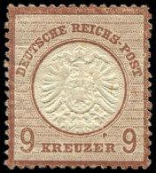 * ALLEMAGNE EMPIRE - Poste - 24, Signé Brun: 9k. Brun-rouge - Unused Stamps