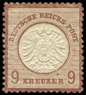 * ALLEMAGNE EMPIRE - Poste - 24, Signé Brun: 9k. Brun-rouge - Ungebraucht