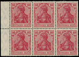 ** ALLEMAGNE EMPIRE - Timbres De Carnets - Michel HB 1.IaA, Feuillet Complet Avec Marge: 10pf. Germania - Sonstige & Ohne Zuordnung