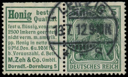 O ALLEMAGNE EMPIRE - Timbres De Carnets - Michel W 2.15: 5pf. Germania: Honig Zeh (miel) - Other & Unclassified