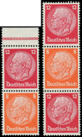 ** ALLEMAGNE EMPIRE - Timbres De Carnets - Michel S 110/11: Hindenburg - Altri & Non Classificati