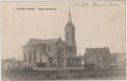 CARTE POSTALE   PETITE SYNTHE 59  Eglise Saint Nicolas - Autres & Non Classés