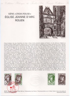 - Document Premier Jour CROIX-ROUGE : Eglise Jeanne D'Arc - ROUEN 1.12.1979 - - Rotes Kreuz
