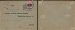 Guerre 14-18 - OC3 Sur Lettre Annulé Par Cachet De Régiment (4e Armée, Origine Thielt) > Leuven - OC1/25 Gouvernement Général