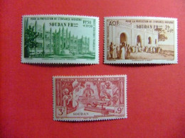 55 SUDAN - SOUDAN FRANCAISE 1942 / AYUDA  PROTECCION De La INFANCIA  / YVERT PA 6 / 8  MNH - Unused Stamps