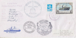 Russia 1985 Antarctic Hei Flight From Polarstern To Drushnaya 7 FEB 1985 (FAR162) - Voli Polari