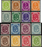 ** ALLEMAGNE BUNDESPOST - Poste - 9/24, Complet - Unused Stamps