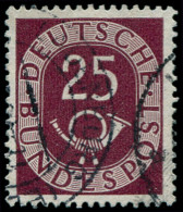 O ALLEMAGNE BUNDESPOST - Poste - 17, Filigrane Renversé, Signé Schlegel (Michel 131 Z) - Other & Unclassified