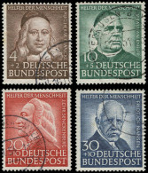 O ALLEMAGNE BUNDESPOST - Poste - 59/62, Bienfaiteurs De L'humanité - Used Stamps