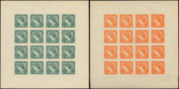 (*) AUTRICHE - Poste - Essais De 1933, 7 Blocs De 16 Essais: WIPA 33 (ANK) - Unused Stamps