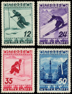 ** AUTRICHE - Poste - 477/80, Complet, 4 Valeurs: Championnats Du Monde De Ski - Ongebruikt