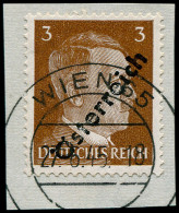 O AUTRICHE - Poste - 534, Sur Petit Fragment "Wien 27/6/45": 3pf. Brun - Sonstige & Ohne Zuordnung