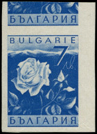 (*) BULGARIE - Poste - 315, Non Dentelé, Bdf: 7l. Roses - Other & Unclassified
