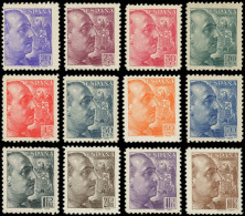 * ESPAGNE - Poste - 664/75A, Complet 12 Valeurs: Général Franco - Unused Stamps