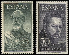 * ESPAGNE - Poste Aérienne - 262/63, Célébrités - Unused Stamps