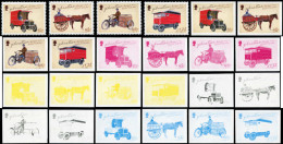 ** GIBRALTAR - Poste - 1549/52, Dentelés + Non Dentelés + 16 Essais De Couleurs: Europa 2013 - Guernesey