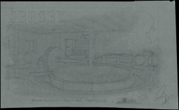 MAQ GB - JERSEY - Poste - 109, Maquette Originale Au Crayon Sur Calque (193x120mm), Faciale 3P: Pressoir à Cidre - Jersey