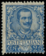 * ITALIE - Poste - 69, 25c. Bleu (Sas. 73) - Mint/hinged