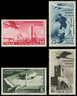 ** ITALIE - Poste Aérienne - 64/67, Complet 4 Valeurs: 2ème Coupe Du Monde De Football 1934 (Sas A 69/72) - Airmail