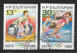 BULGARIE   N° 3197/88  " SPORTS " - Used Stamps