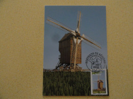 CARTE MAXIMUM CARD LE MOUNIN DE VALMY  MARNE OPJ VALMY FRANCE - Windmills