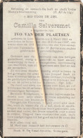 Lotenhulle, Zomeregem, Cailla Selversmet, Van Der Plaetsen, ,1927 - Images Religieuses