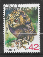 BULGARIE   N° 3227 " OISEAUX NOCTURNES " - Used Stamps